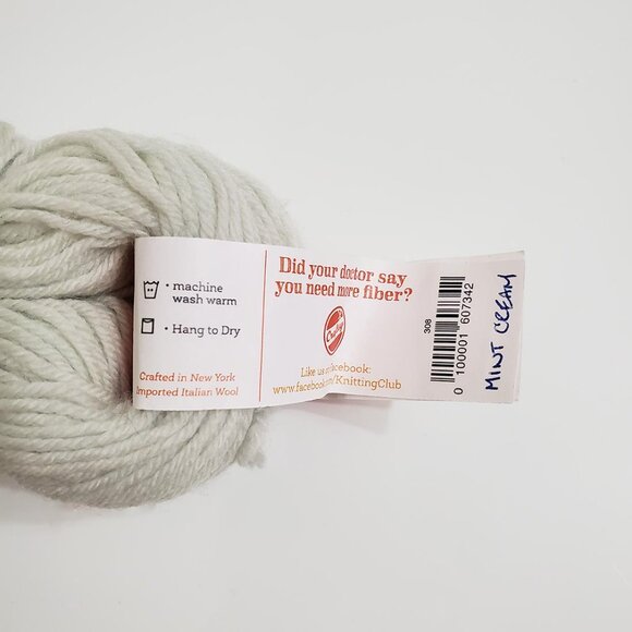 Artyarns Vicenza Yarn Wool 308 Mint Cream 92g 362yds - Picture 6 of 7